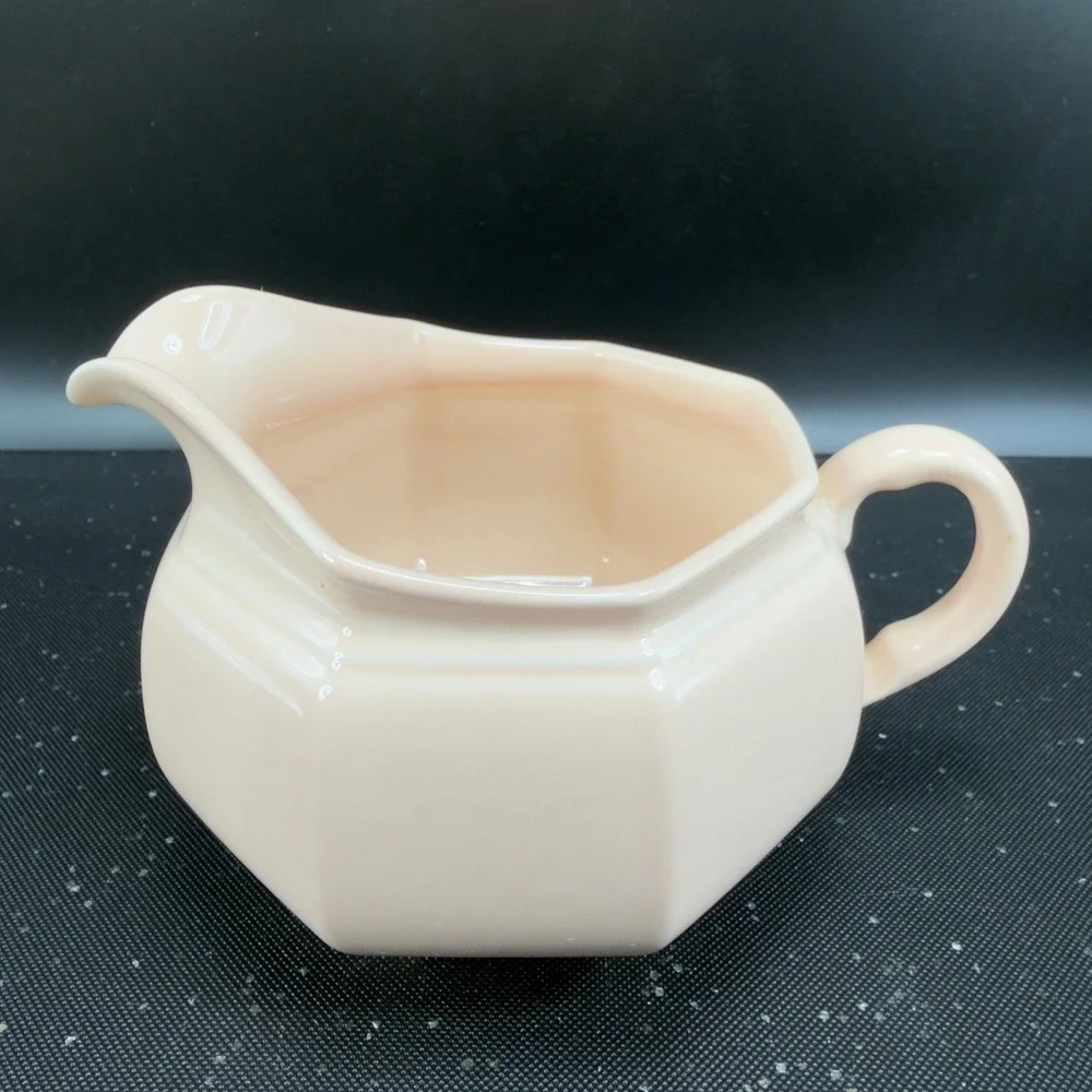 Mikasa English Chintz‎ Peach Bloom Gravy Boat and Underplate Japan Pink Ceramic